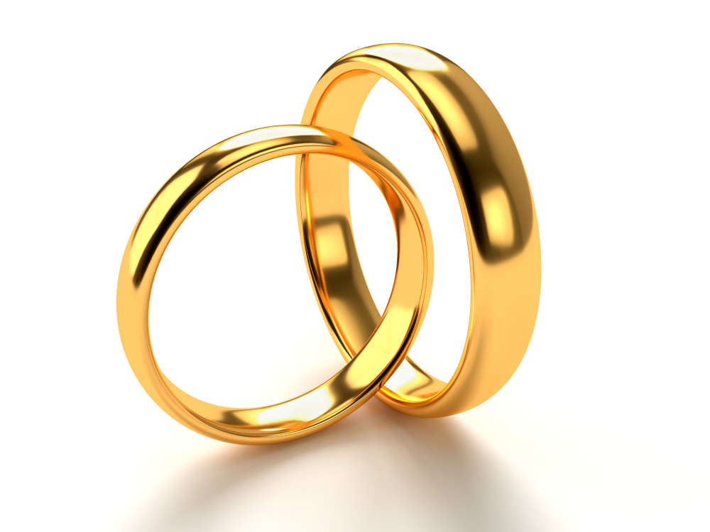 wedding gold rings
