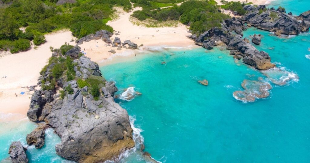 Hidden Beach on Bermuda