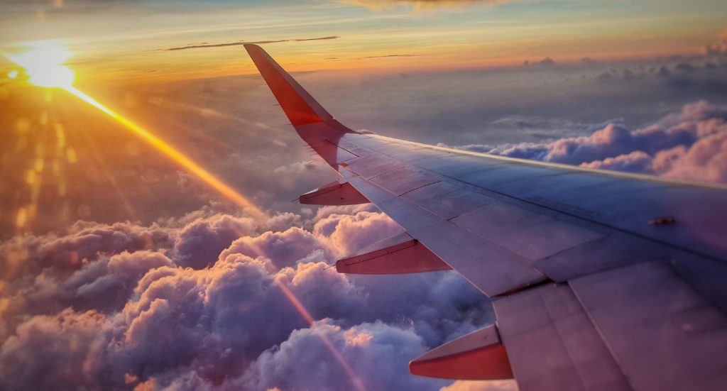 Sunrise from an Airplane