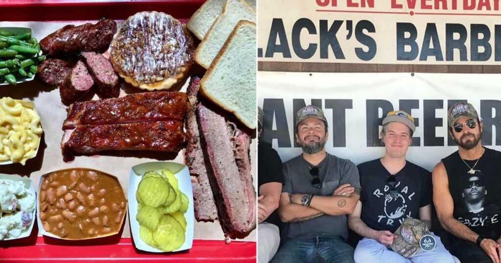 celebrities eat at black's bbq