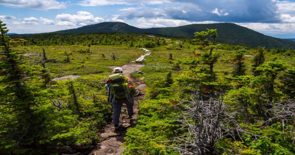 Hiker on Appalachian Trail