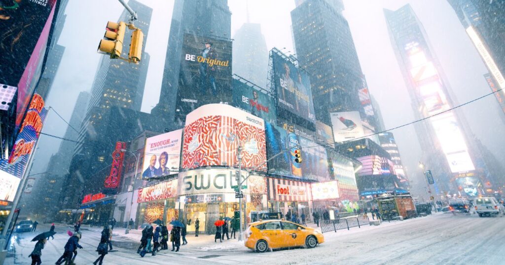 snow in nyc