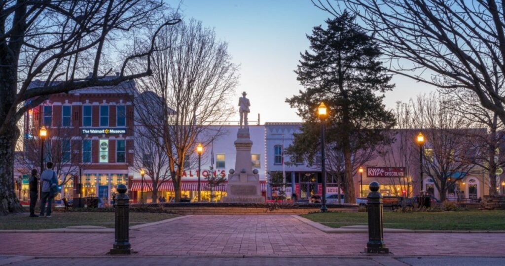 Downtown Bentonville, Arkansas