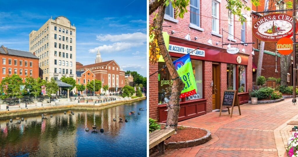 providence, rhode island, portsmouth, new hampshire