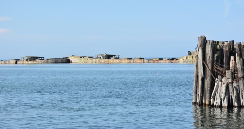 Concrete ships at Kiptopeke State Park