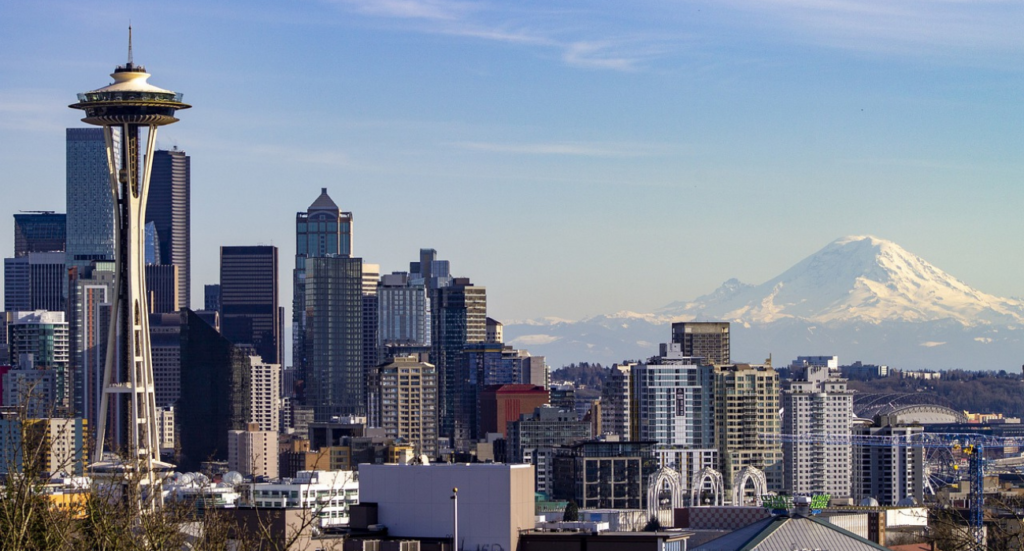 Space Needle and Seattle Skyline