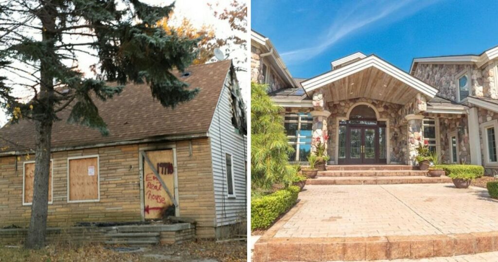 Eminem's childhood home/Eminem's mansion in Detroit Michigan