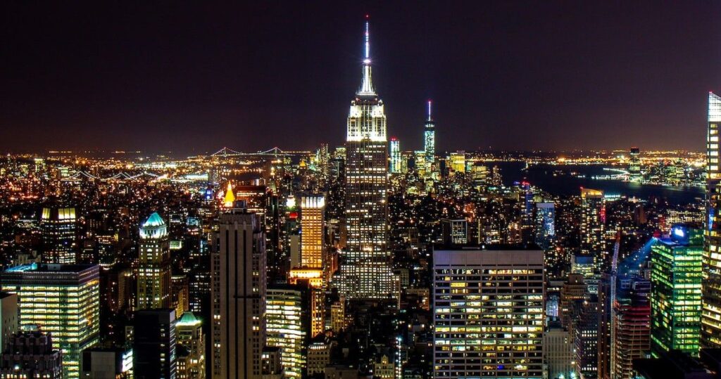 New York City at night
