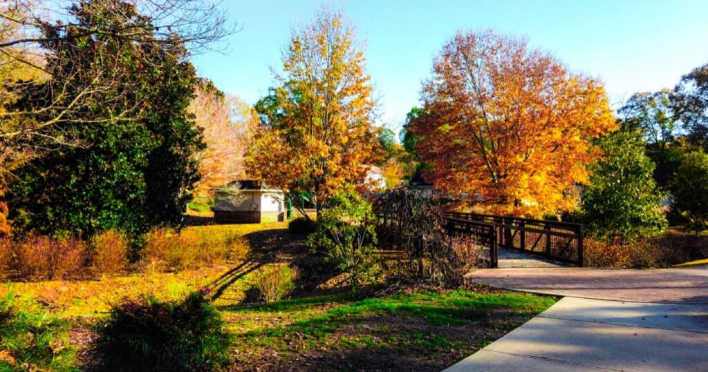 City park in Newnan, Georgia