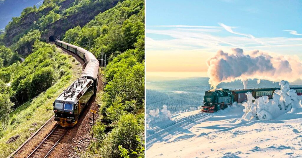10 das viagens de trem mais bonitas da Europa