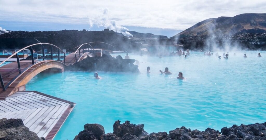 The Blue Lagoon geothermal spa in Iceland