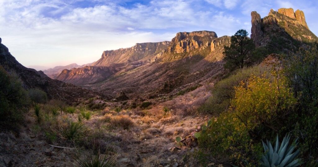Stunning sunrise in Big Bend National Park, Texas