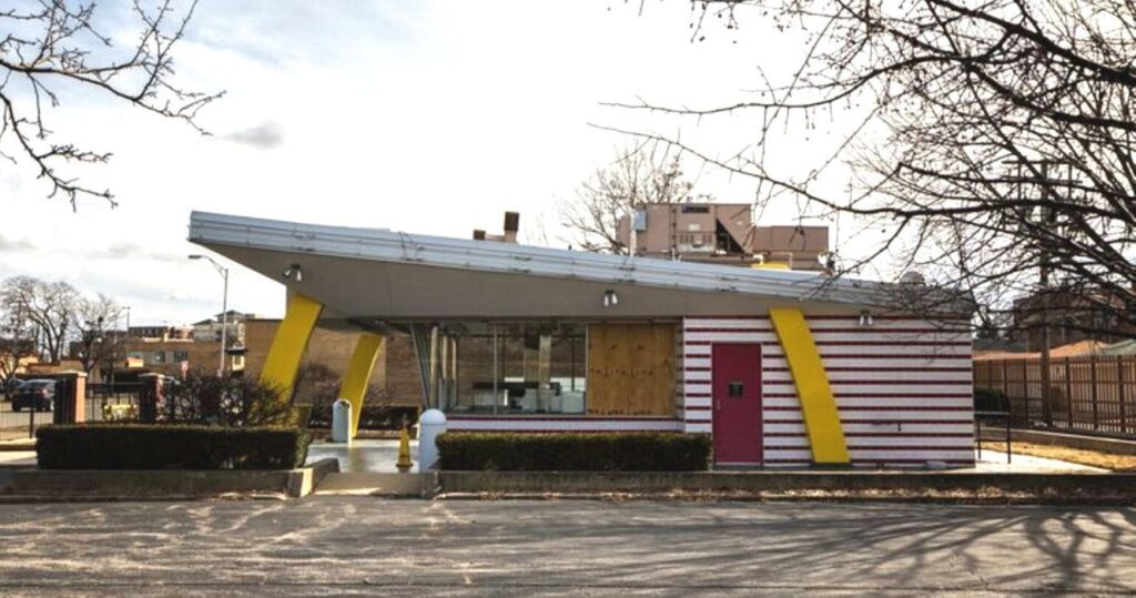 Abandoned McDonald's restaurant