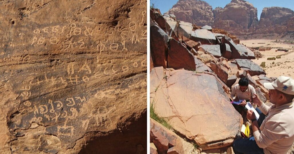 unexplainable hieroglyphics in Jordan, researchers unearth something in the desert