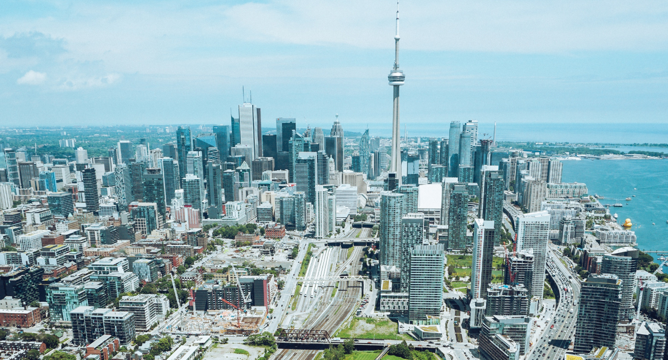 Torre CN e horizonte de Toronto