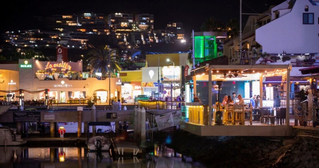 Cabo San Lucas at night