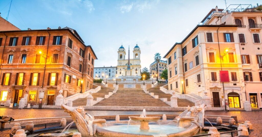 piazza de spagna in rome, italy