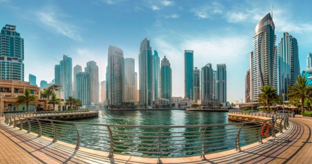 the dubai skyline