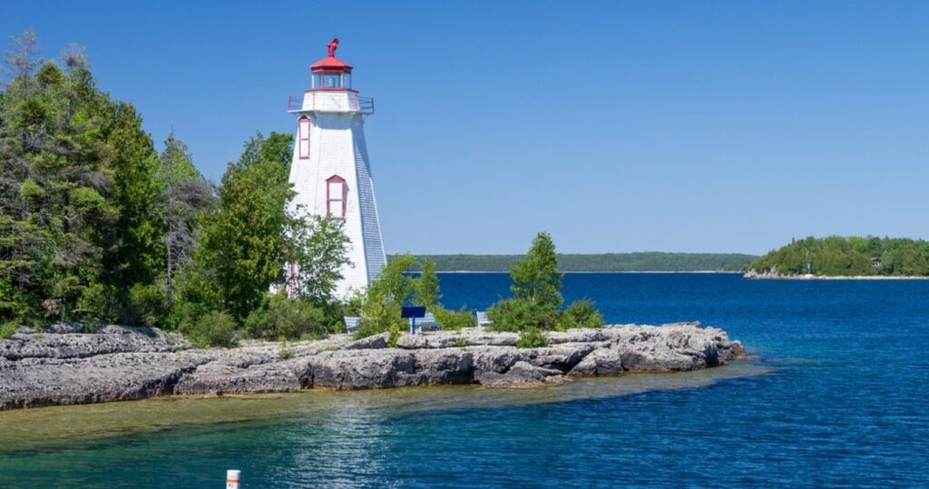 Lighthouse on Great Lakes