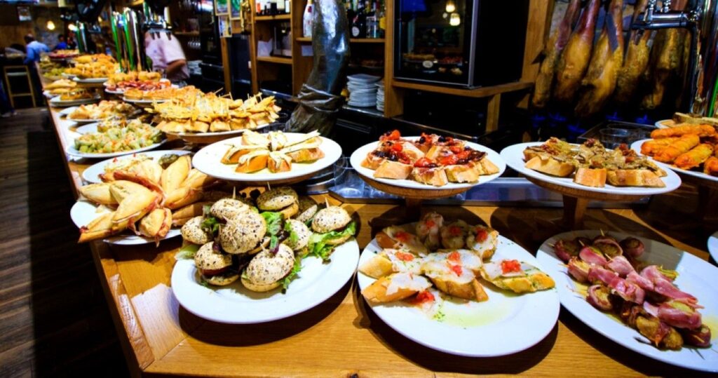 Tapas bars of San Sebastian, Basque country, Spain