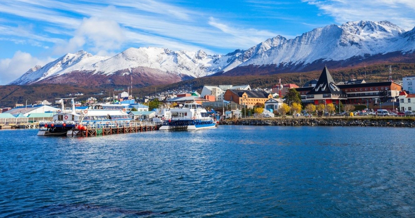 Porto do porto de Ushuaia, Argentina