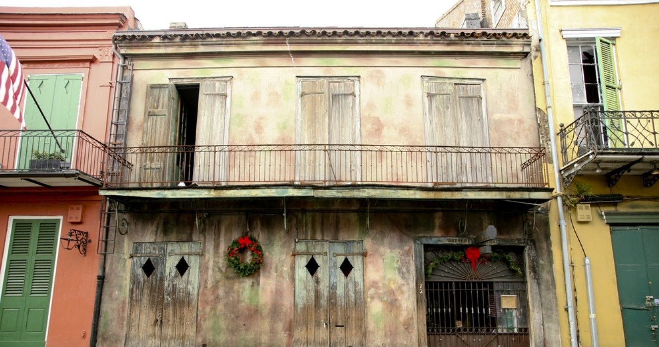 Preservation Hall no bairro francês de Nova Orleans