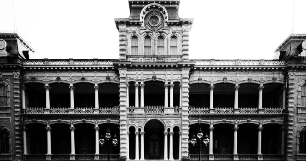Gothic architecture in the Historical District, Honolulu, Hawaii