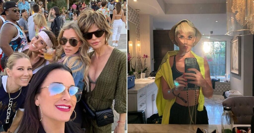 Desperate Housewives cast takes group photo at Coachella/ Katy Perry takes mirror selfie in her festival outfit