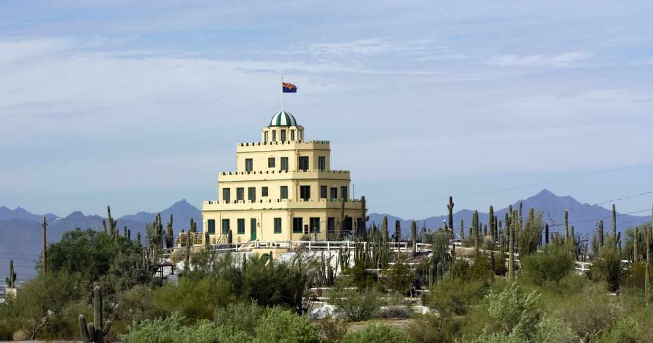A cidade de Phoenix possuía o Cararro Cactus Gardens no Castelo de Tovrea
